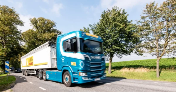 Akka Frakt Fossilfria transporter till Orkla