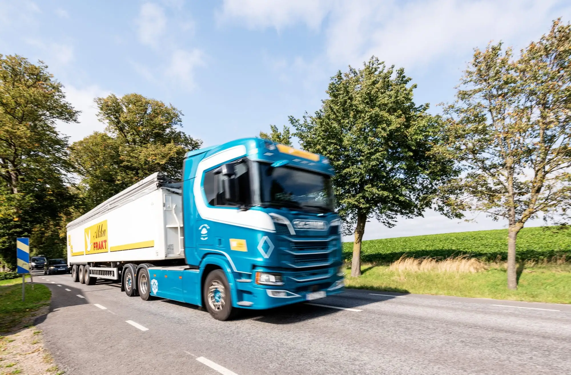 Akka Frakt Fossilfria transporter till Orkla